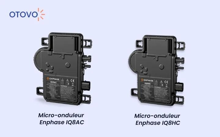 micro-onduleurs enphase IQ8AC et IQ8HC