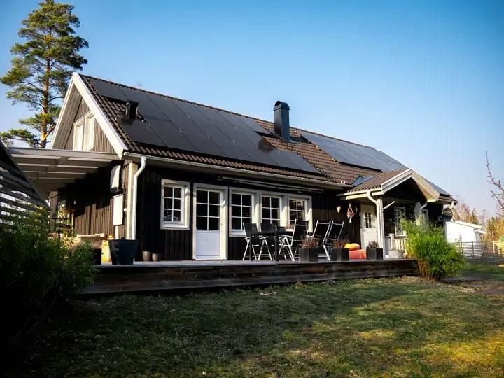 panneaux solaires sur toiture